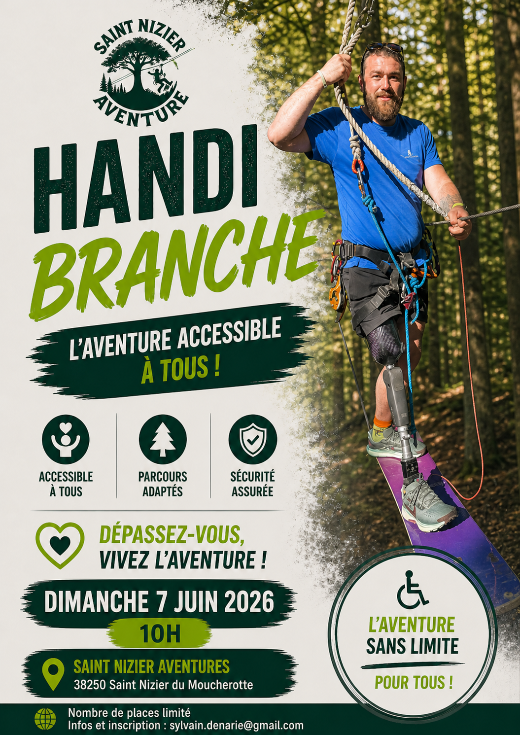 Journée Handibranche Saint Nizier Aventure
